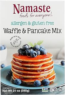 Namaste Foods Gluten Free Waffle & Pancake Mix, 21 oz (Pack of 6)