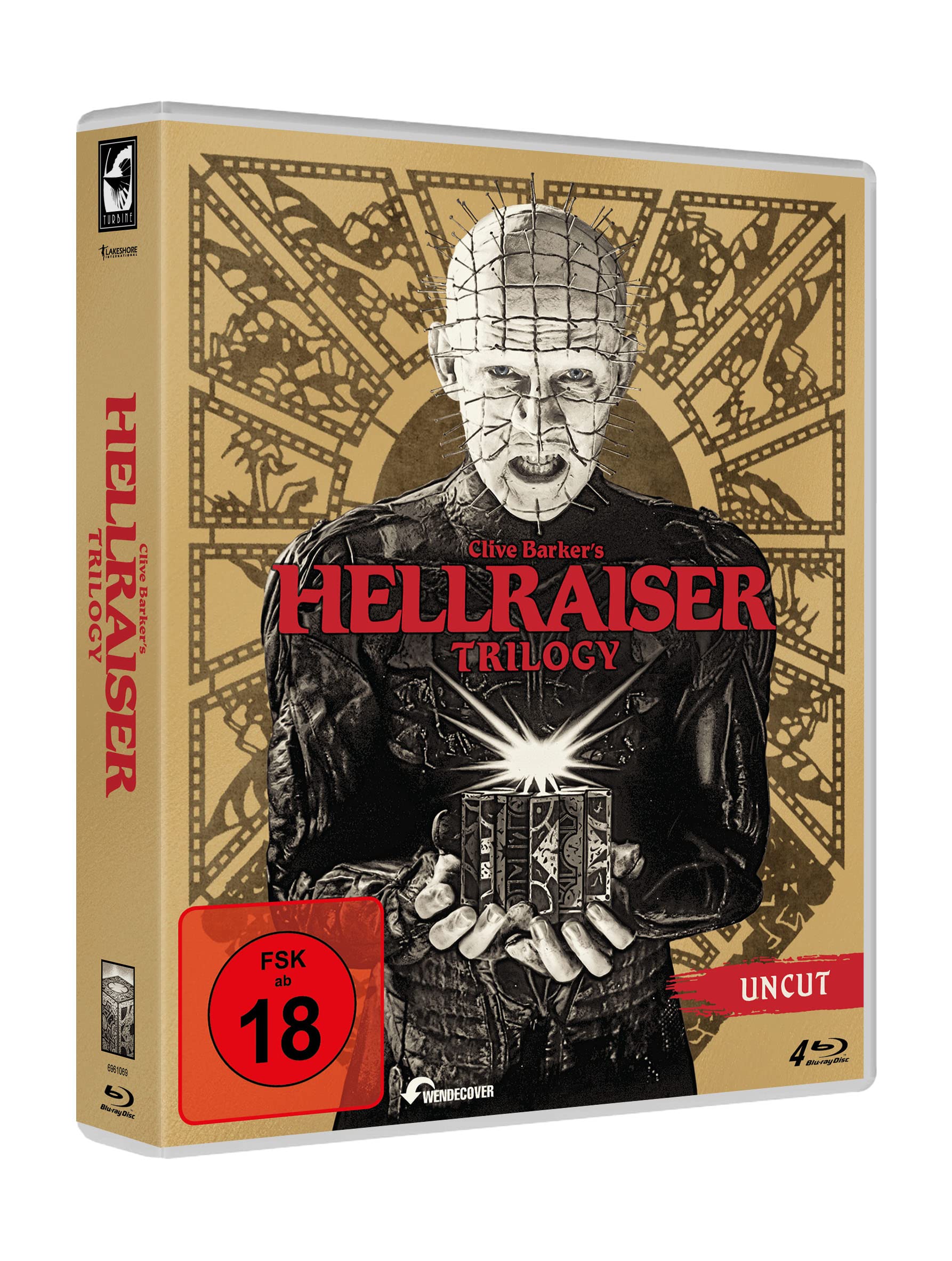 Hellraiser Trilogy (4 Blu-ray-Disc-Edition) (Uncut) (+ Bonus-BR)