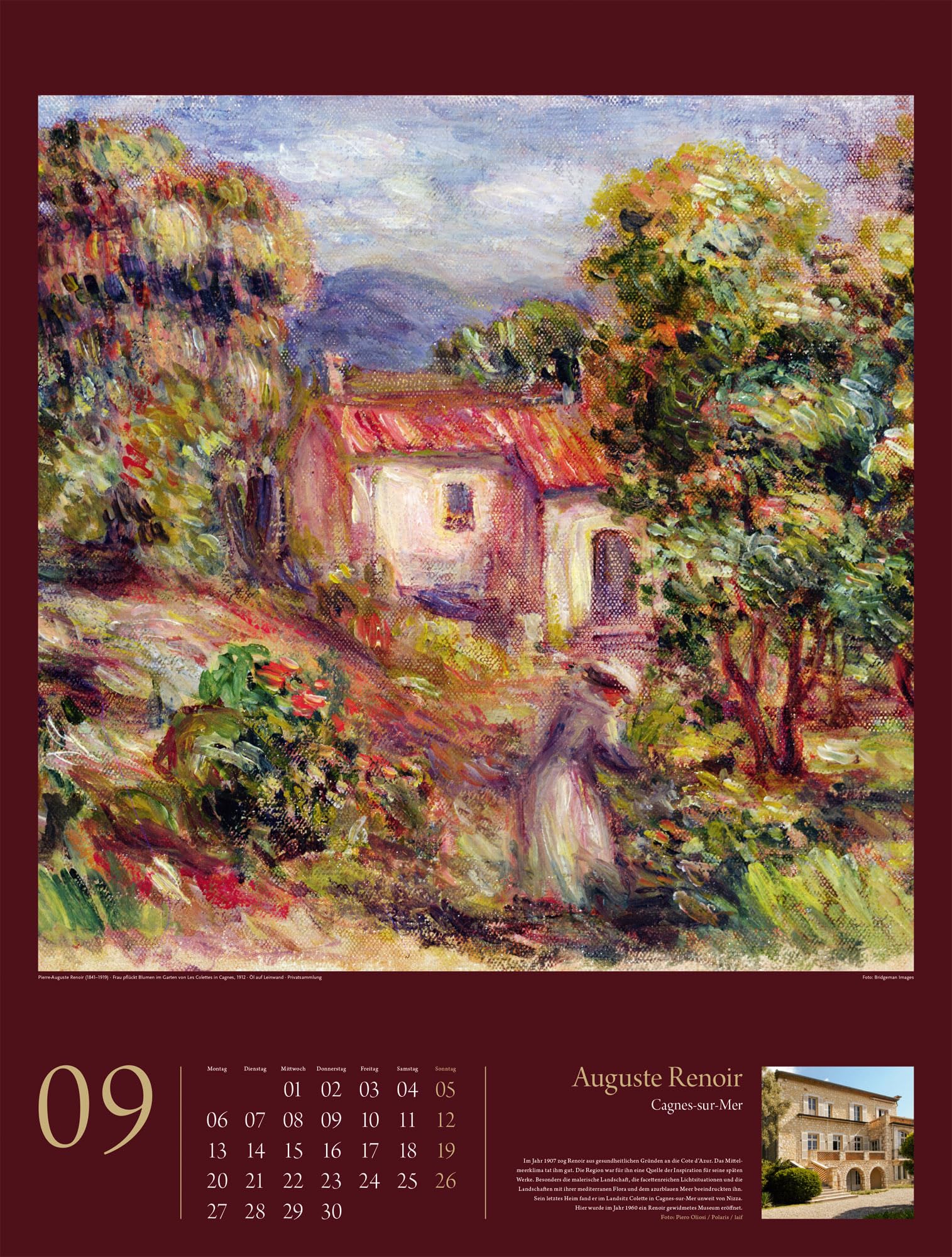 KunstGeschichten Kalender 2027 | Meisterwerke und die Orte ihrer Inspiration: Informativer Kunstkalender im großen Hochformat (50x66 cm) | Mit Texten