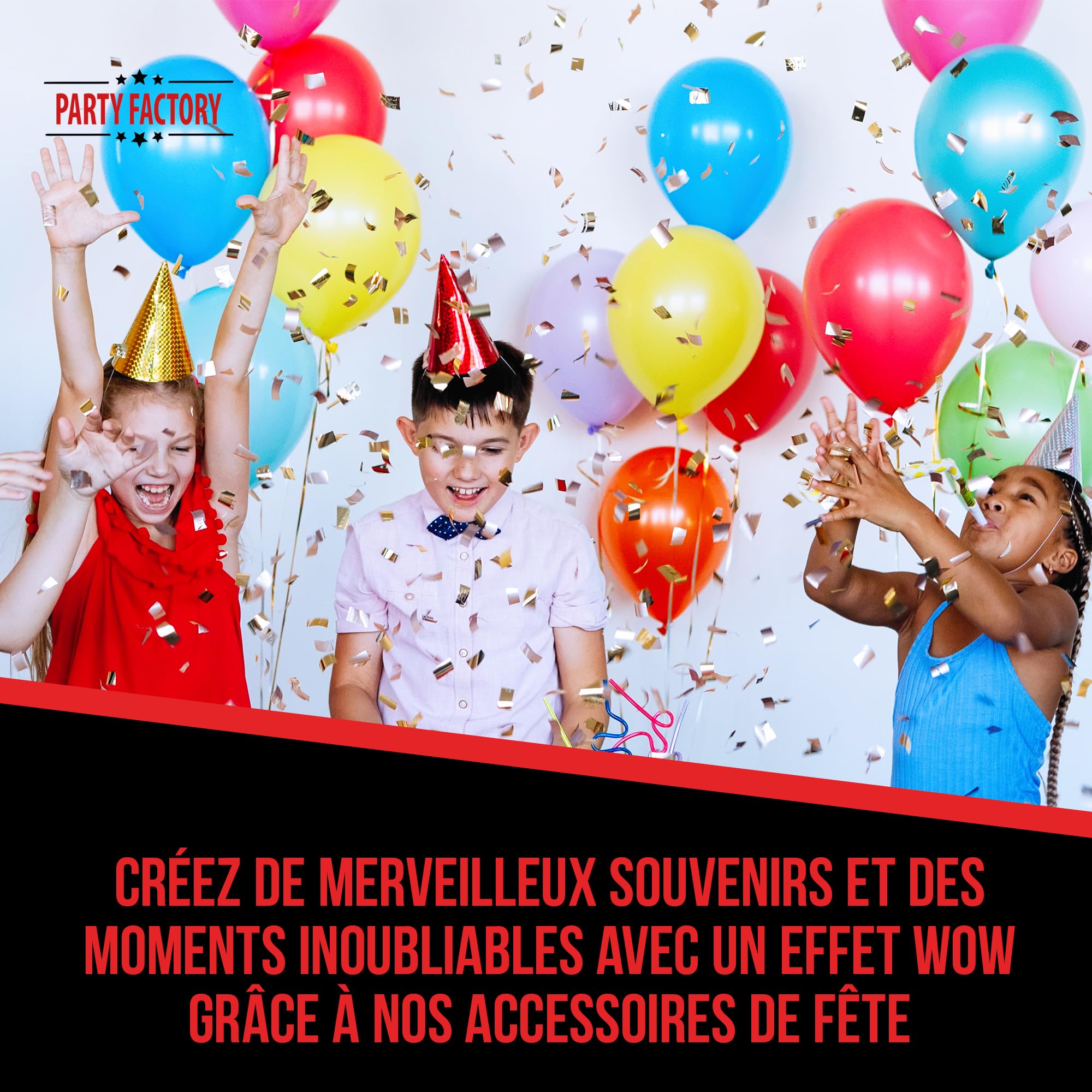 Party Factory Heidi Lot De 10 Cabanes De Fête, Env. 10 X 16 Cm