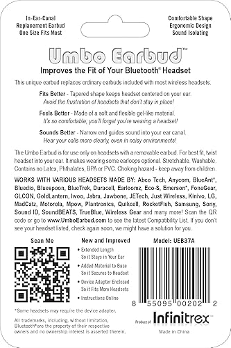 Miniatura 2 de UEB37A - Punta de gel de repuesto para auriculares Bluetooth