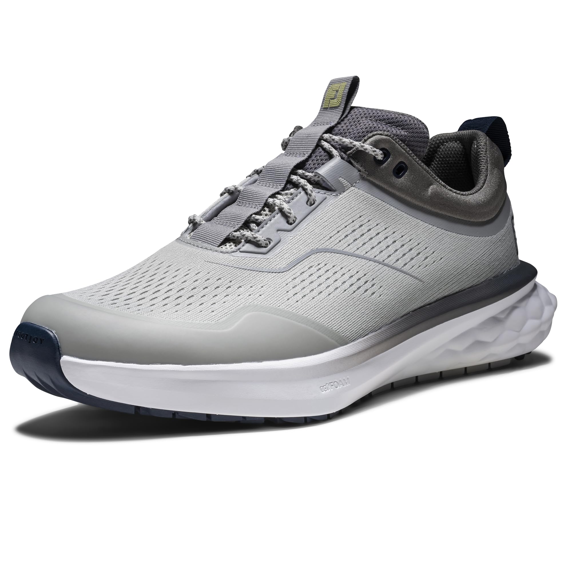 Amazon | FootJoy Quantum 57062 グレー ネイビー メンズ スパイクレス