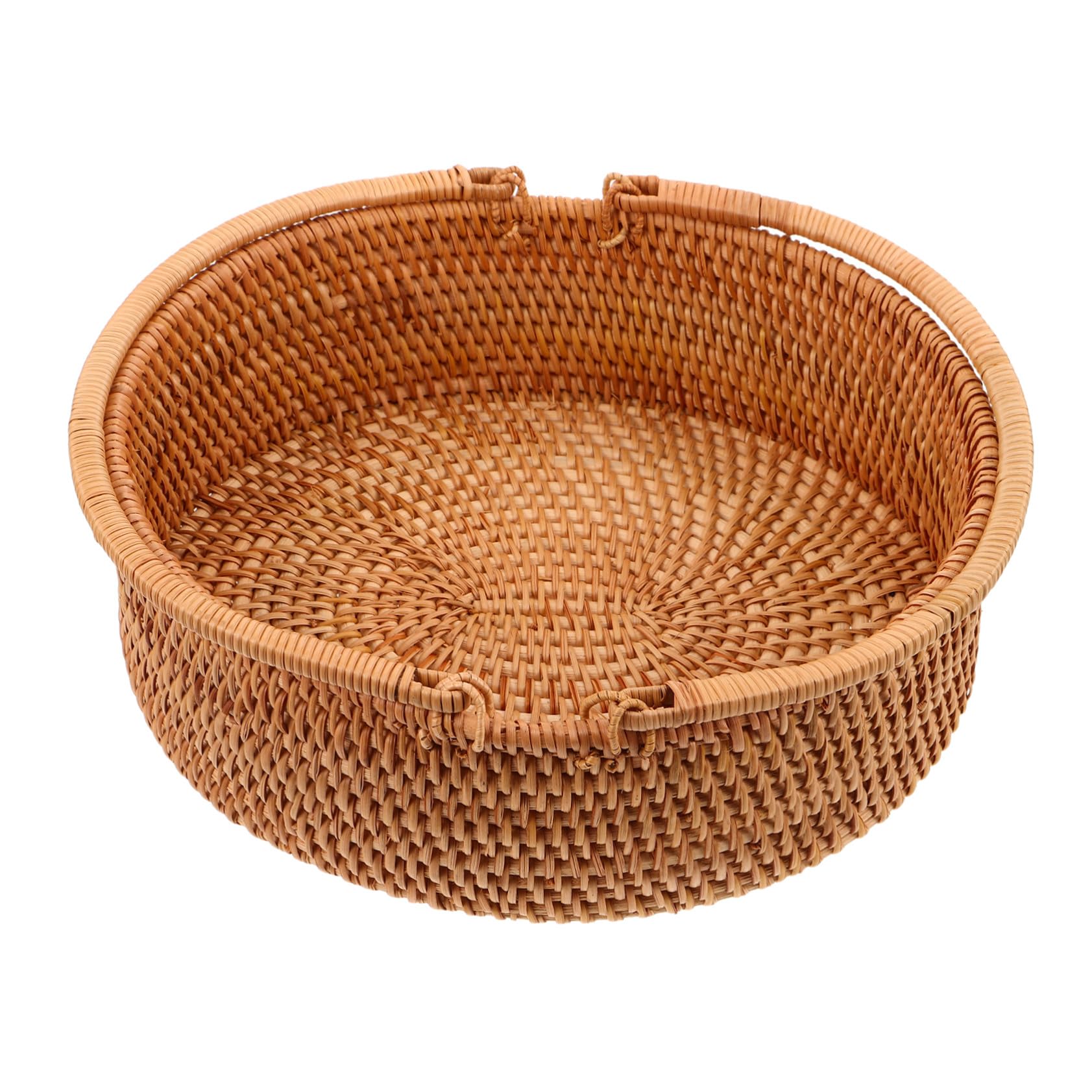 HANABASS Cestas De Almacenamiento De Cocina Cestos Almacenaje Cesta De Almacenamiento De Ratán Light Brown