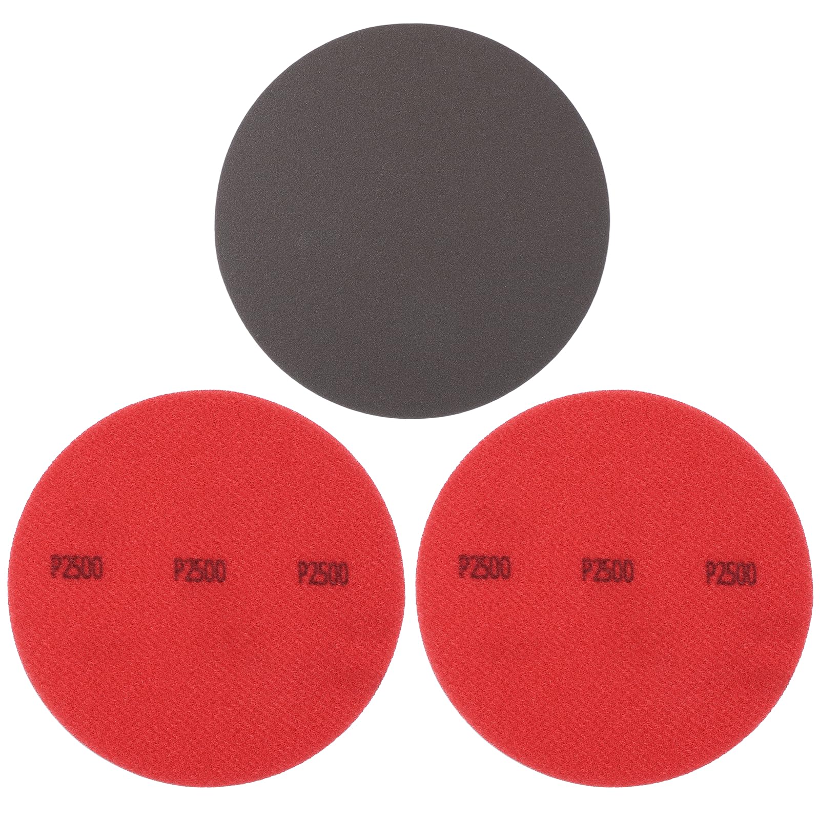 YELARXI Bowling Ball Sanding Pads, Hook and Loop Sanding Sponge Discs - Fitting for (Bowling Ball Polisher - Orbital Sander - Resurfacing) Grit 2500 & 5 Inch & 3 Pack