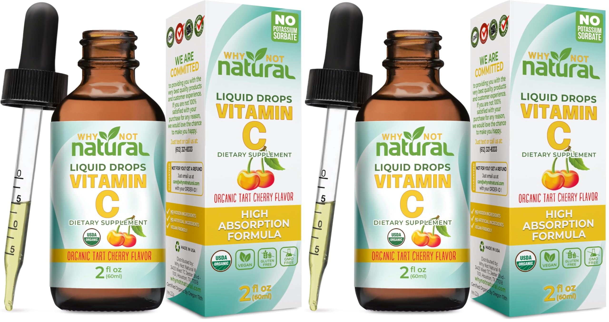 Why Not Natural Organic Liquid Vitamin C Drops Supplement — Amazon image 8