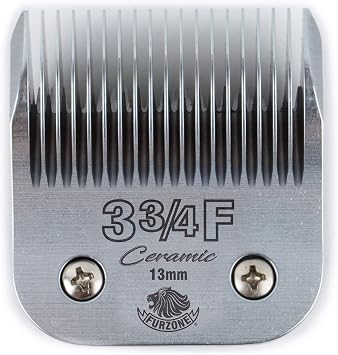 FURZONE Detachable Ceramic Blade - Size 3 3/4F Blade 1/2", Made of High-Tech Ceramic Materials, Compatible with Most Andis, Oster, Wahl A5 Clippers