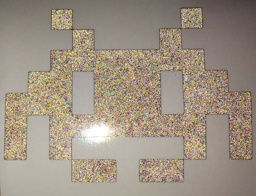 コレクション Invader: Low Fidelity Amazon.com - Reflective Space Invaders Alien Black Window Outdoor