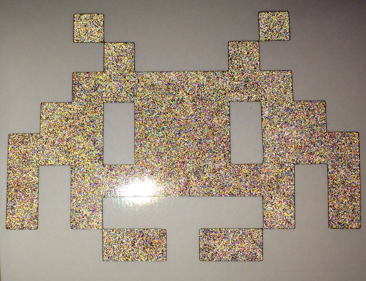 Amazon.com - Reflective Space Invaders Alien Black Window Outdoor