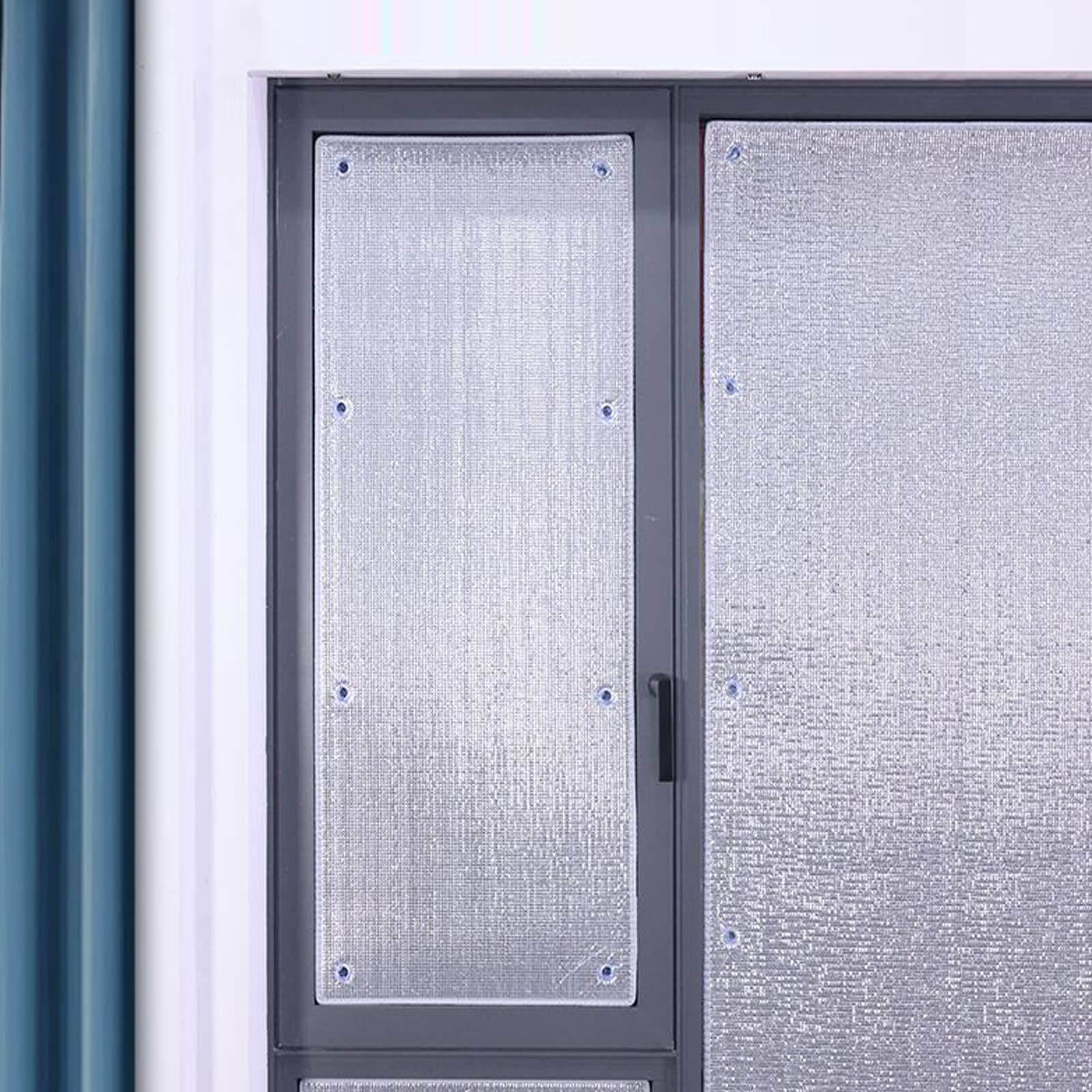 LGHSWDQ Verdunkelungsfolie Mit Saugnäpfen - Sichtschutz & 90% UV-Schutz Für Fenster