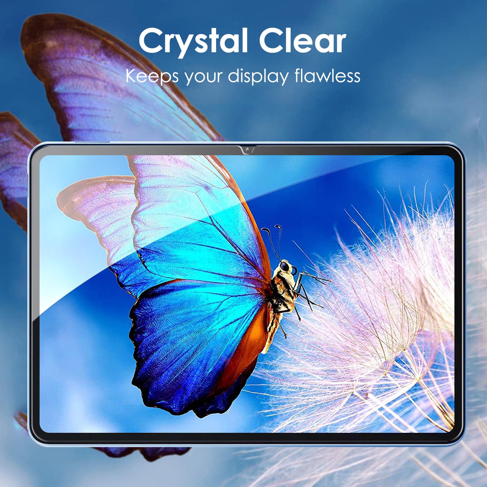 ivoler 2 sztuki folii ochronnej do Xiaomi Pad 8 / Xiaomi Pad 8 Pro, z 2 sztukami szkła ochronnego do aparatu, twardość 9H, szkło pancerne, folia ochronna HD, folia ochronna na wyświetlacz, folia