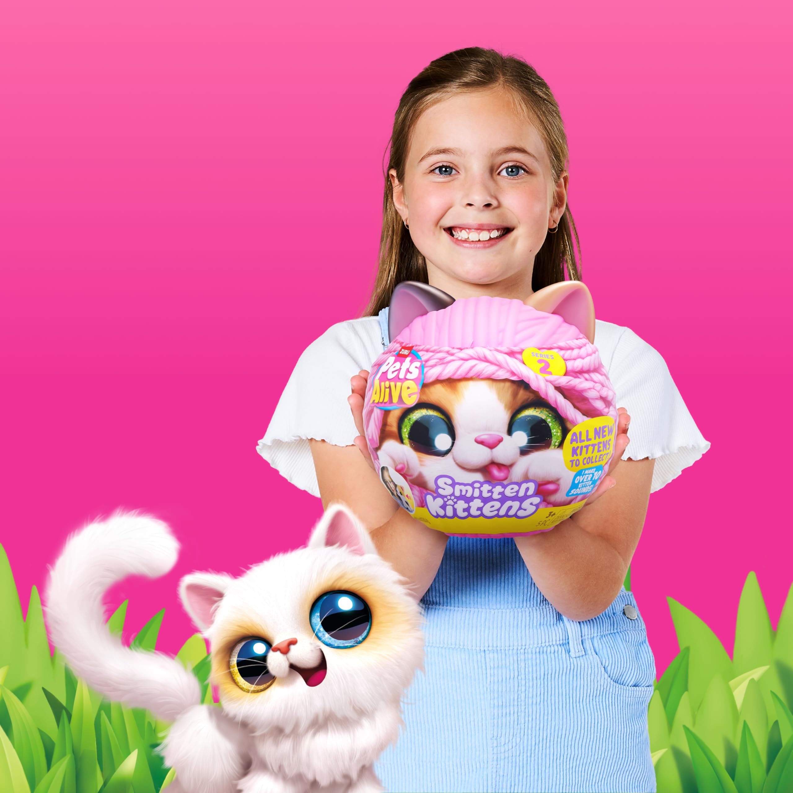 Pets Alive Smitten Kittens Série 2 (Calico Cat) da ZURU Brinquedo