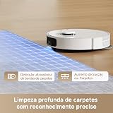 DREAME L40 robô aspirador e passa pano inteligente, sucção Vormax de 13000 Pa, sistema DuoScrub, elevação automática do mop de 7mm, limpeza de carpetes, alcance o inalcançável, bateria 5200mAh, Bivolt — imagem 4