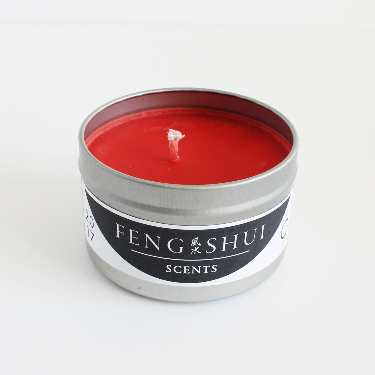 Feng Shui Scents no. 9 Flying Star Tin Candle (Rose