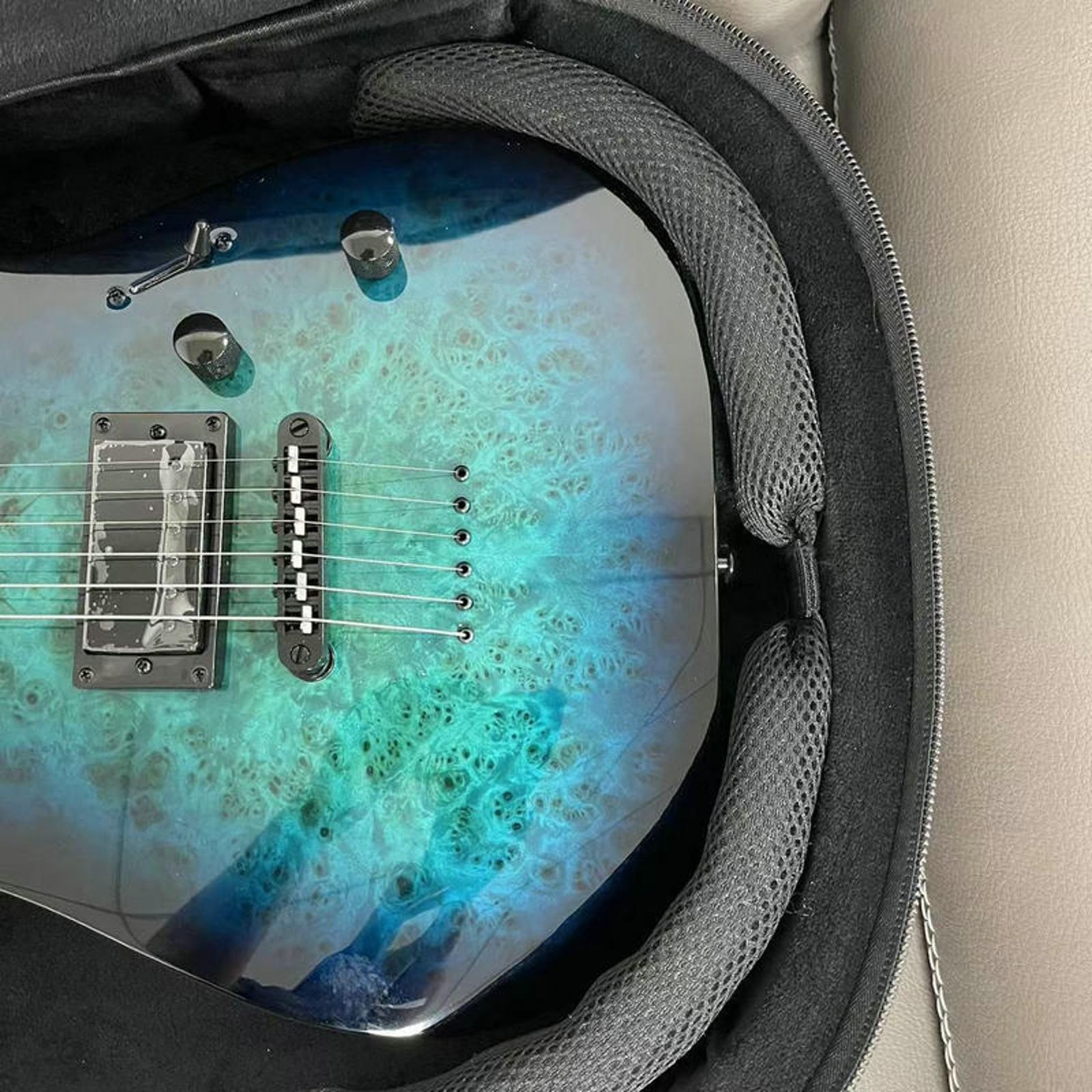 Gralara Funda Guitarra con Bolsillo Exrior Impermeable Acolchada para Actuaciones