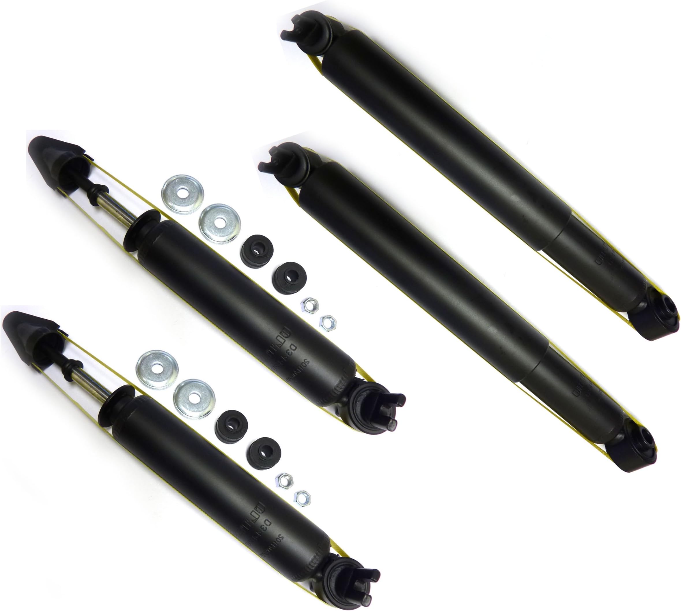 DTA 40186 Shocks Full Set (Pack of 4 pcs) Compatible with K1500, Yukon, Tahoe, Escalade, 4WD Only