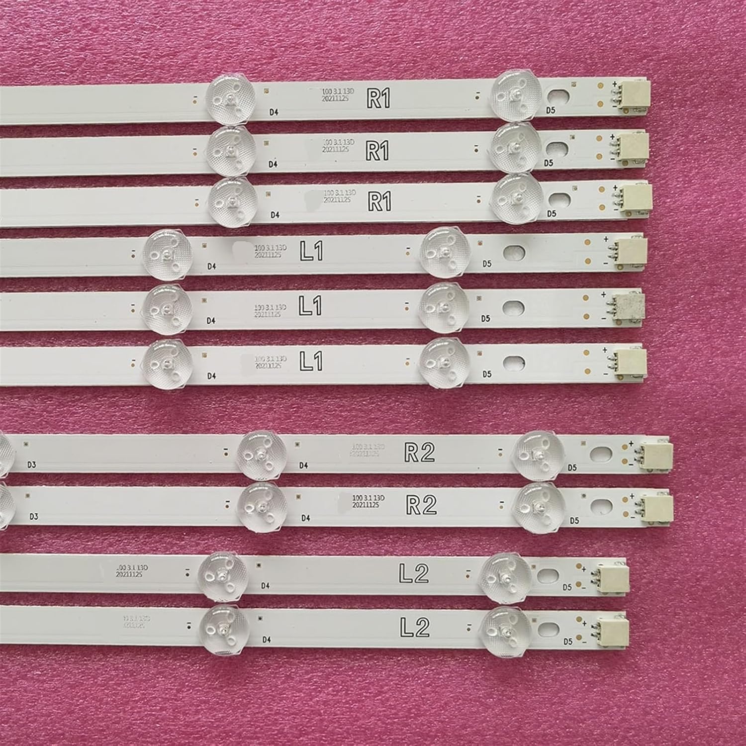 Backlight Strip Bar Compatible with TV Models LC420DUE-SFR1 42LN575V 42LN6138 42LA6208 42LA6130 LC420DUE 42LN578V 42LN5710(1 Kit)