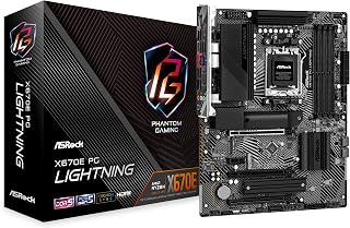 ASRock X670E PG Lightning Support AMD AM5 RYZEN 7000 Series Processors Motherboard
