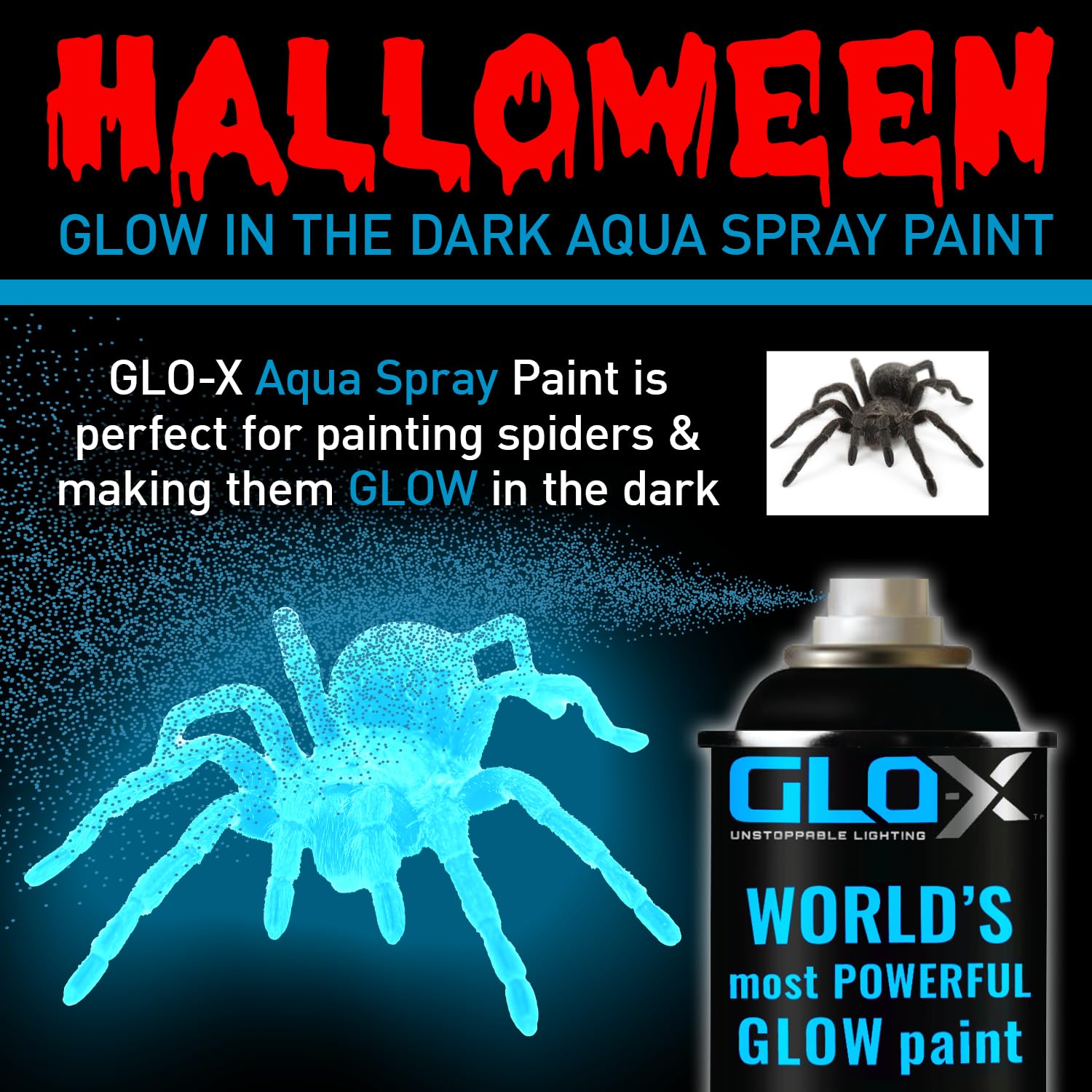 GLOX Glow In The Dark Spray Paint