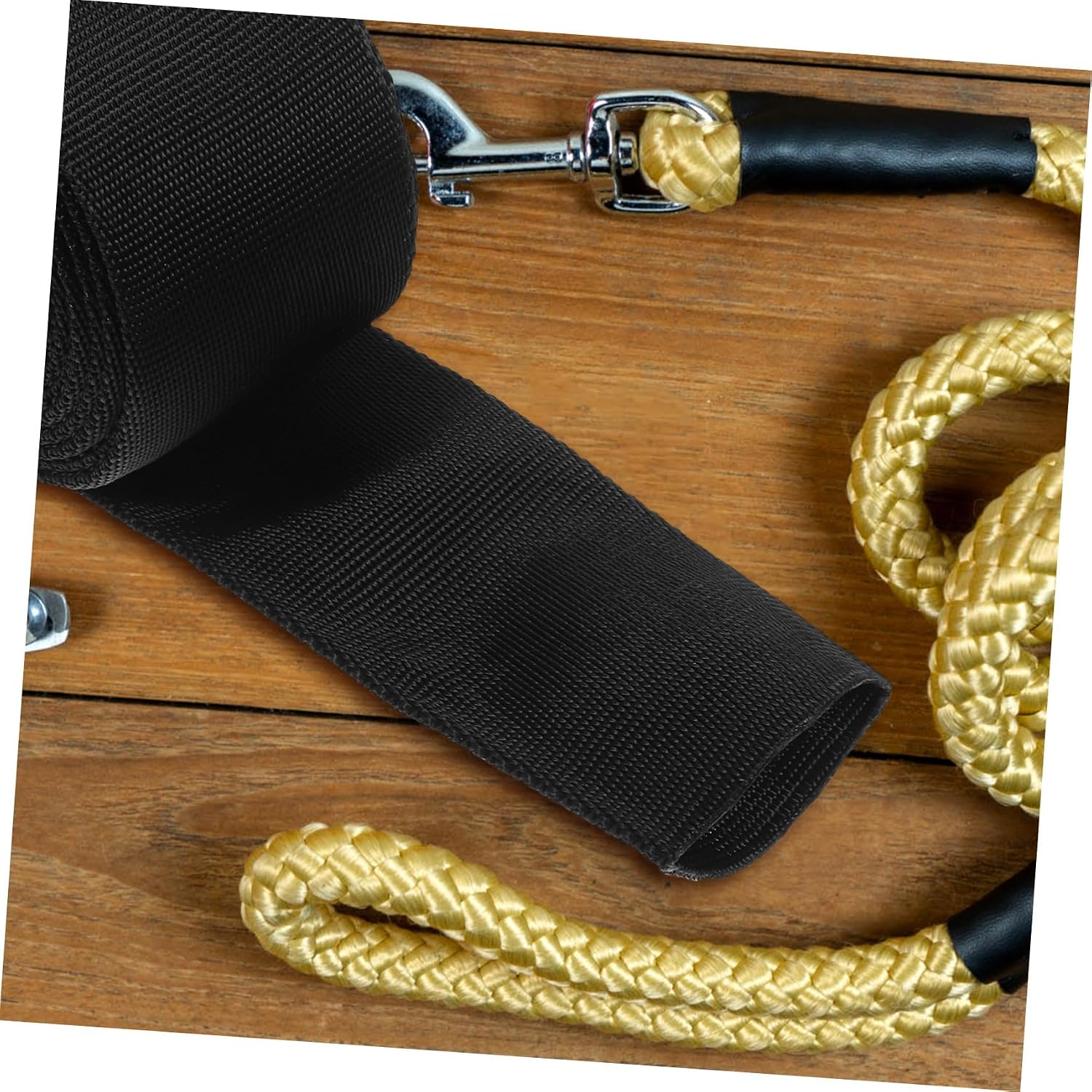 Winch Rope Protector Sleeve Winch Cable Cover for Heavy-Duty Use Wide Versatile Off-Road and Trailer Accessory Reduces Wear and Tear Lightweight Design