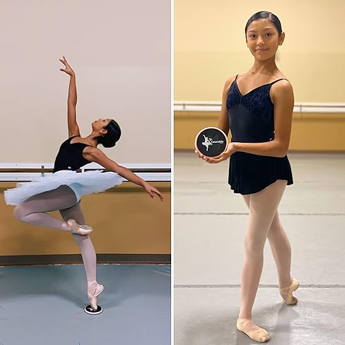 Miniatura 8 de Base de giro de ballet para bailarines, patinadores de hielo, gimnastas, etc. Ayuda a mejorar giros, equilibrio, detección, estabilidad y mucho más.