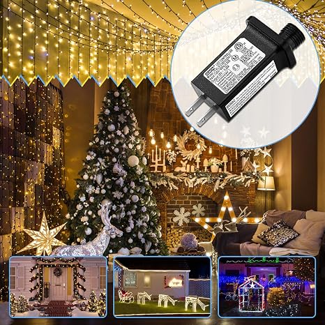 30V 0.2A LED Controller 8 Mode with Timer Memory Function Replacement Model JT-EL/FC300V0200-C Class 2 Power Supply IP44 Low Voltage Transformer for Halloween Christmas Light
