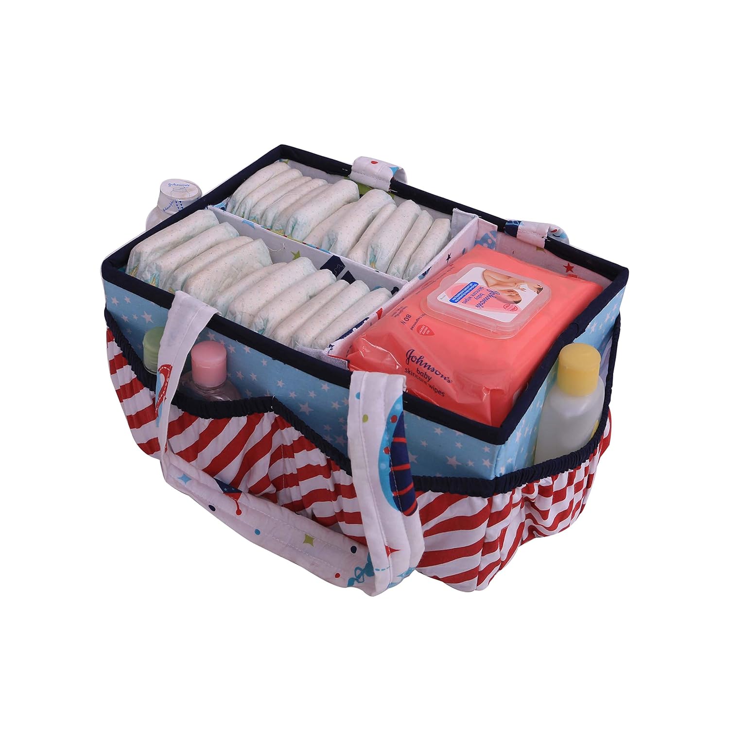 Bacati Space Multicolor Nursery/Kids Room Storage (Nursery Storage Caddy)