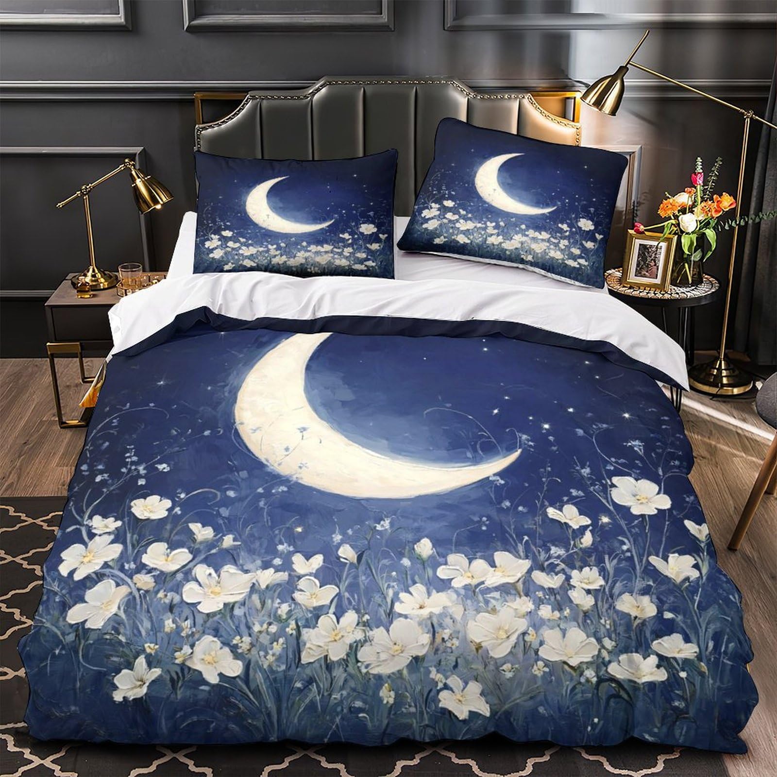 Housse de couette les cycles lunaires 3D double 200x200cm