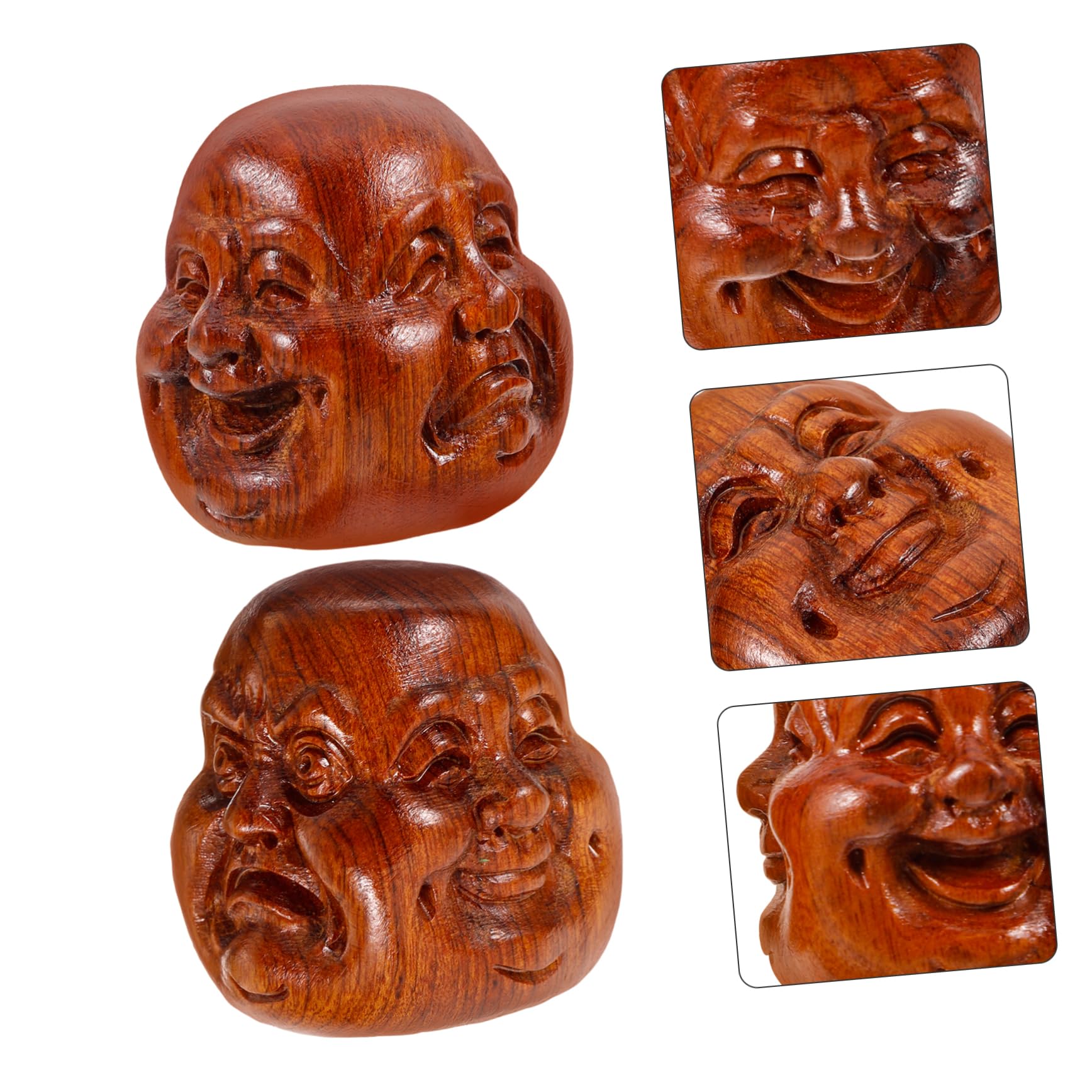 BESTYASH 4 Sätze Den Ball Drehen Massagebälle Für Handübungen Bequeme Handbälle Handmassage Fingertrainingsball Ball Für Die Hände Ausüben Tragbare Massagebälle Holz 2 Stück * 4