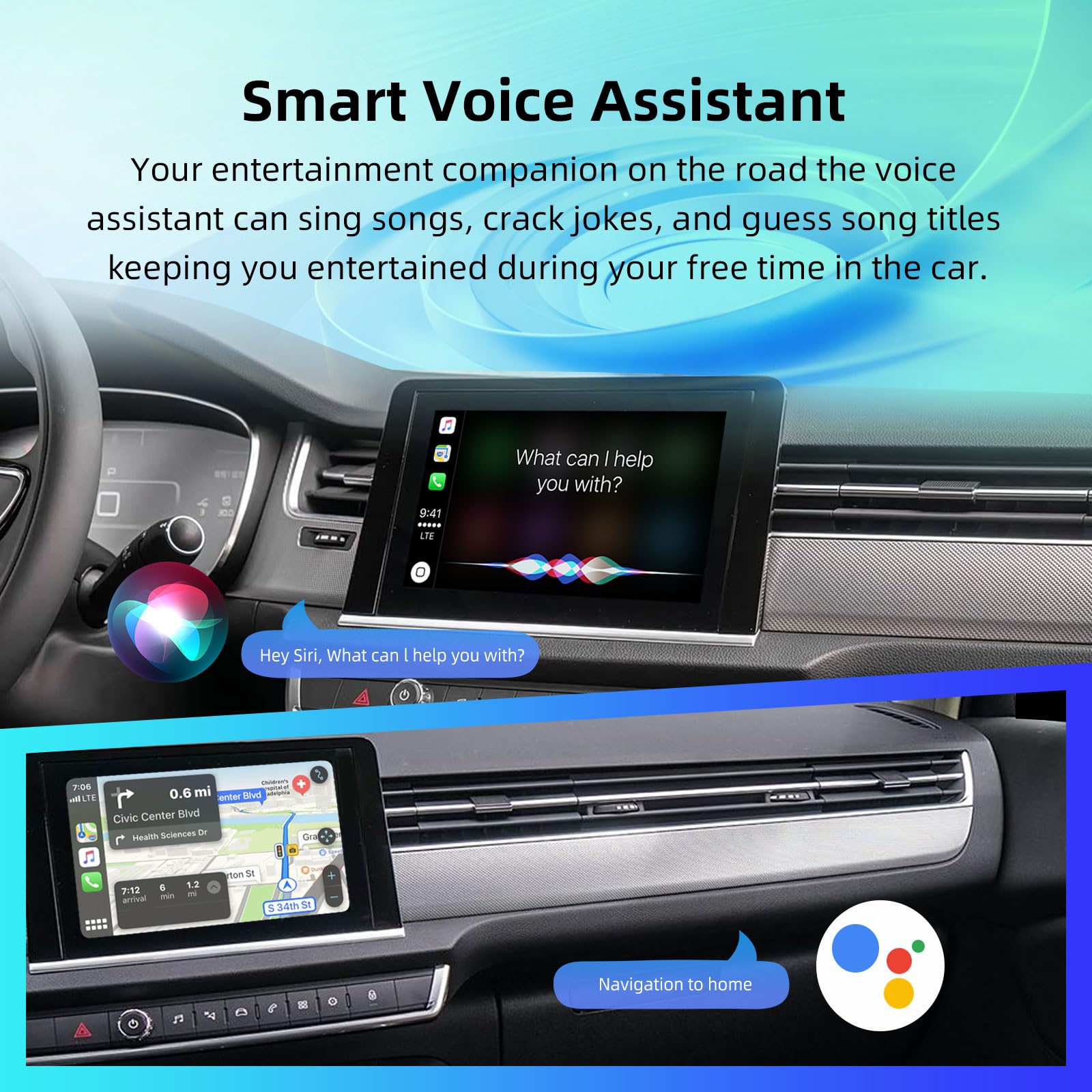 Kit rétrofit Décodeur CarPlay sans Fil Android Auto pour Peugeot/Citroen