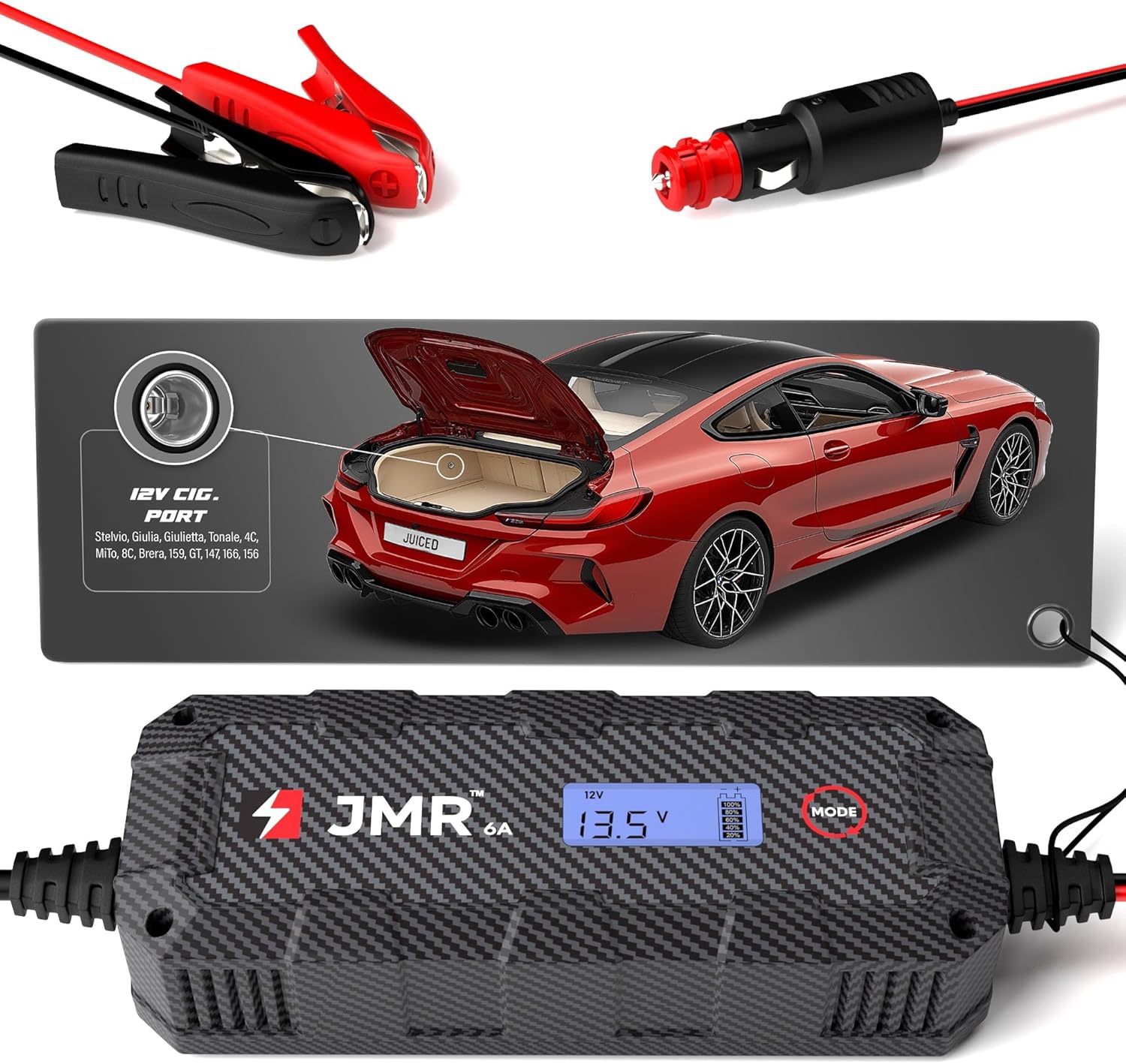 Amazon.com: JMR Battery Charger for BMW M5 M4 X6 X5 i8 Z4 M8 M760i ...