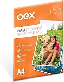 Papel Fotografico 180G Oex Pf50-50Fls