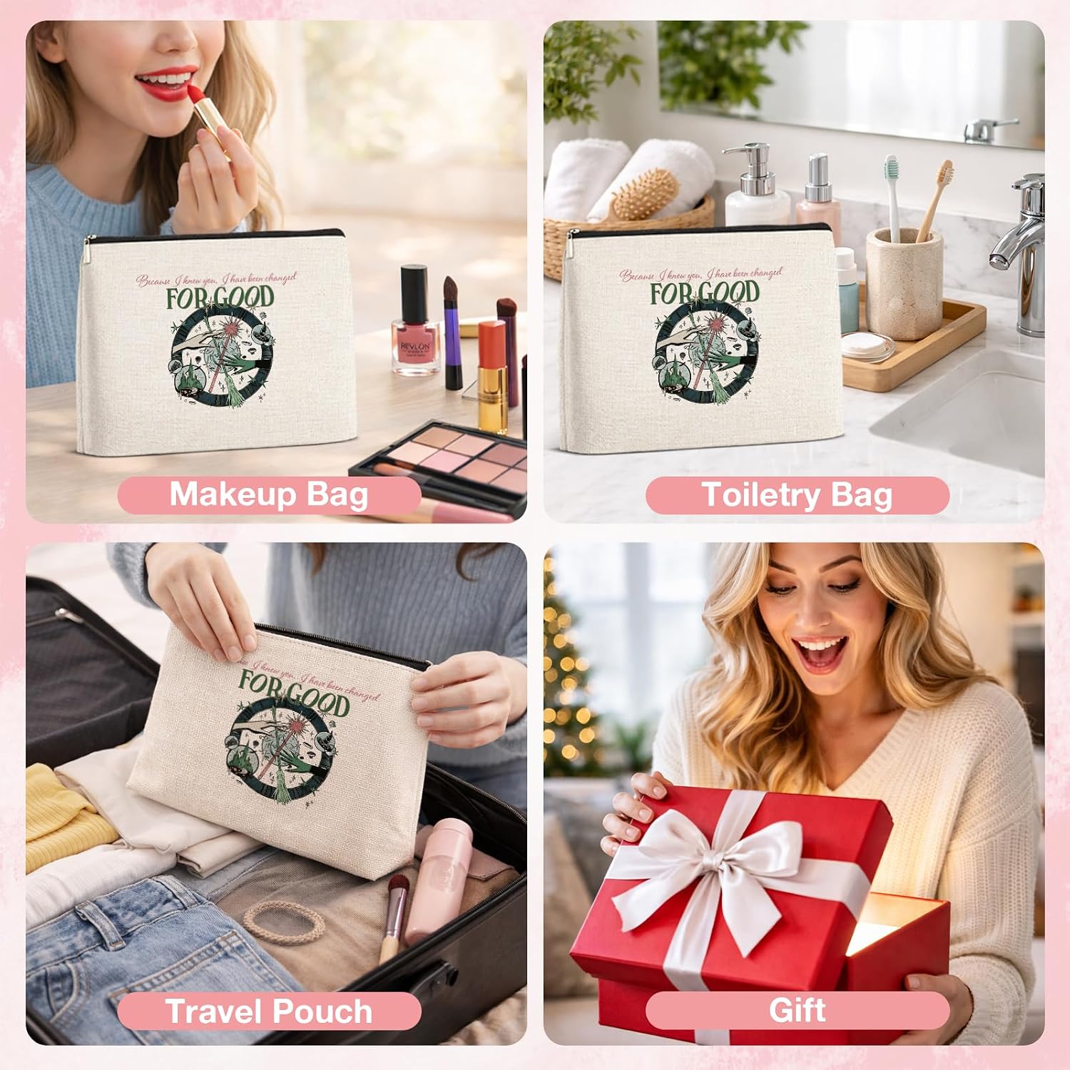 Witch Musical Makeup Bag, Theater Gifts for Music Movie Fans image 5