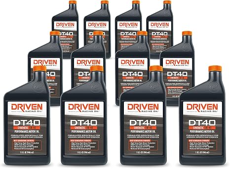 Driven Racing Oil DT40 High Zinc Synthetic 5w-40 (12 Quart