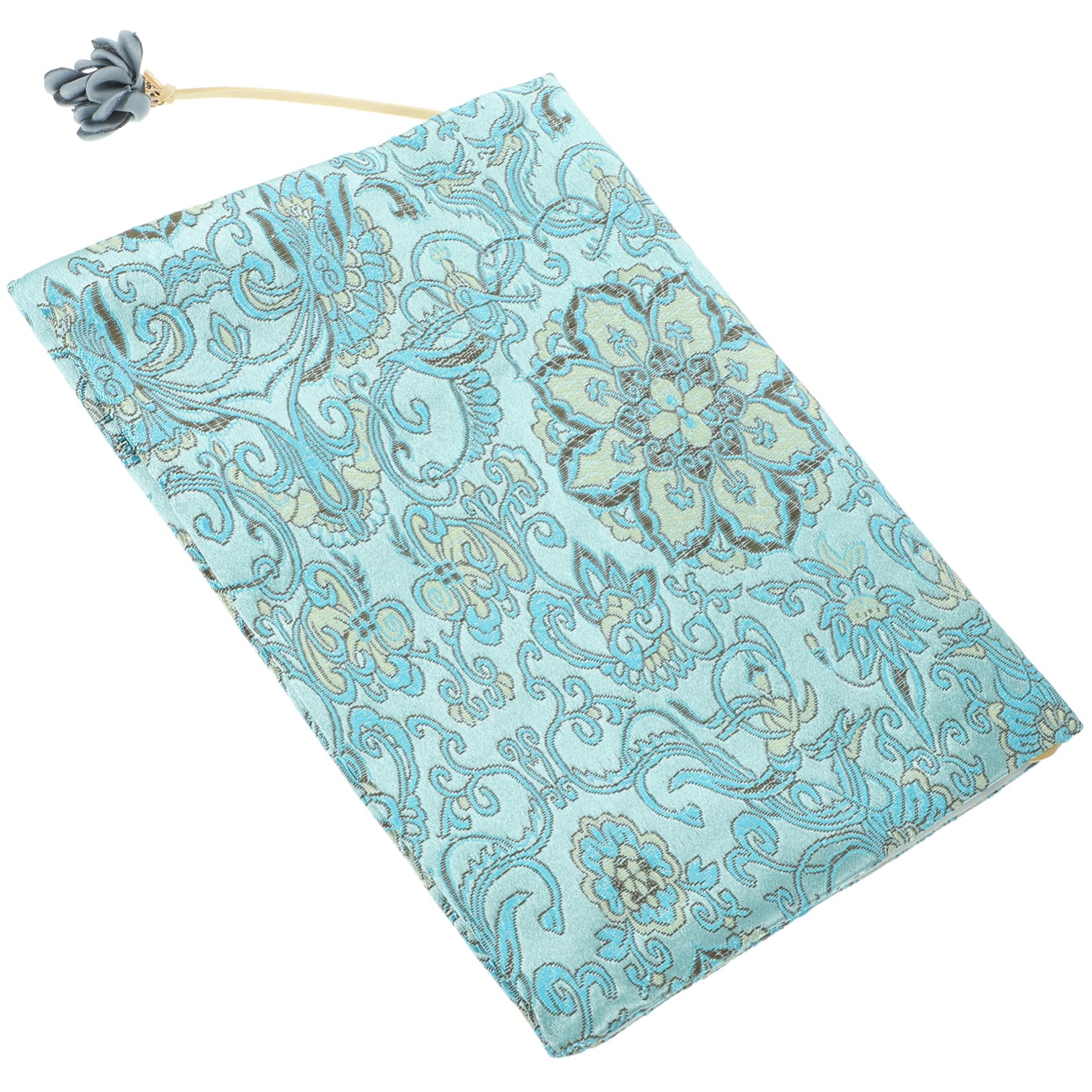 SHINEOFI 3 Pièces Couvertures De Journal Lumière Usb Tissu De Livre Signature Protecteurs Couverture De Livre Fleurie Transparent Protège Pochette De Trousses Light Green En Tissu