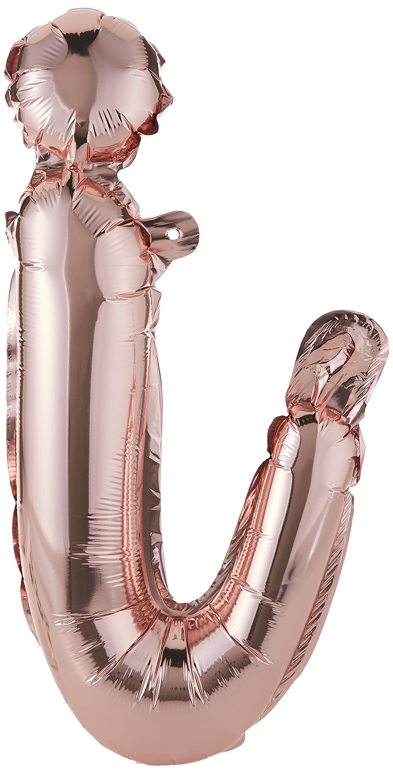 The Party Popper Script Letter I Foil Balloon, Rose Gold, One Size
