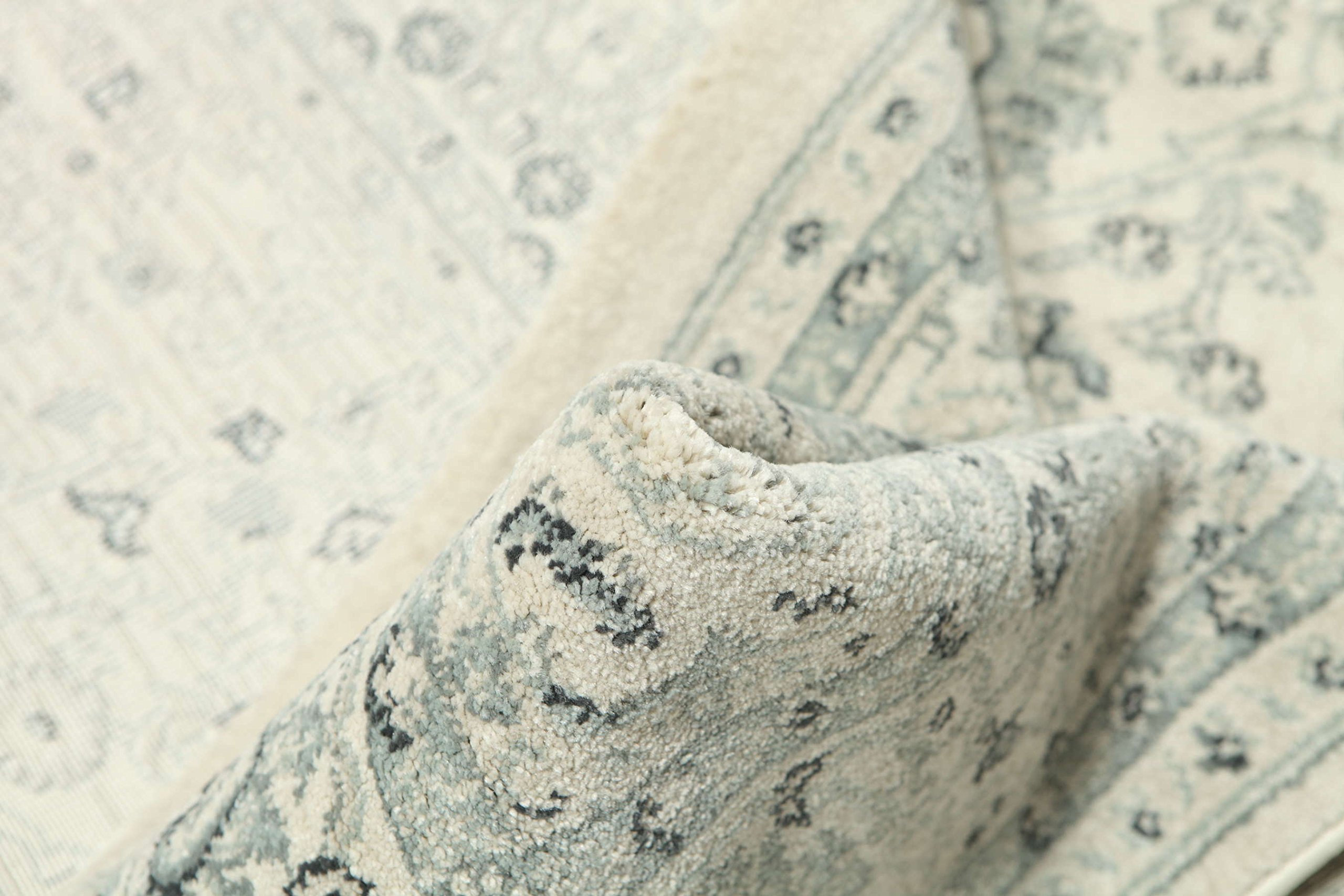 RugVista Ziegler Michigan, Teppich, / Kazak, 200 X 140 Cm, Rechteckig, Niedriger Stapel, Wohnzimmer, Esszimmer, Schlafzimmer, Nur Chemische Reinigung, Oeko_tex_100, Beige Grün