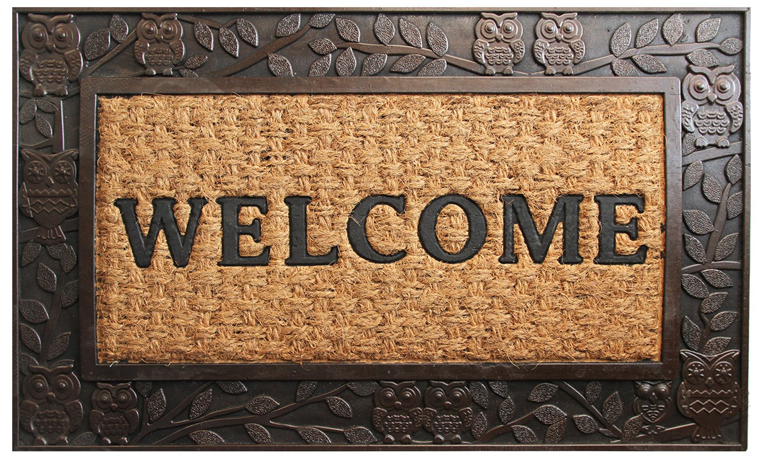 Onlymat Rubber Coir Door Mat - Black and Brown (B01CPJHUV0) Amazon Price History, Amazon Price Tracker