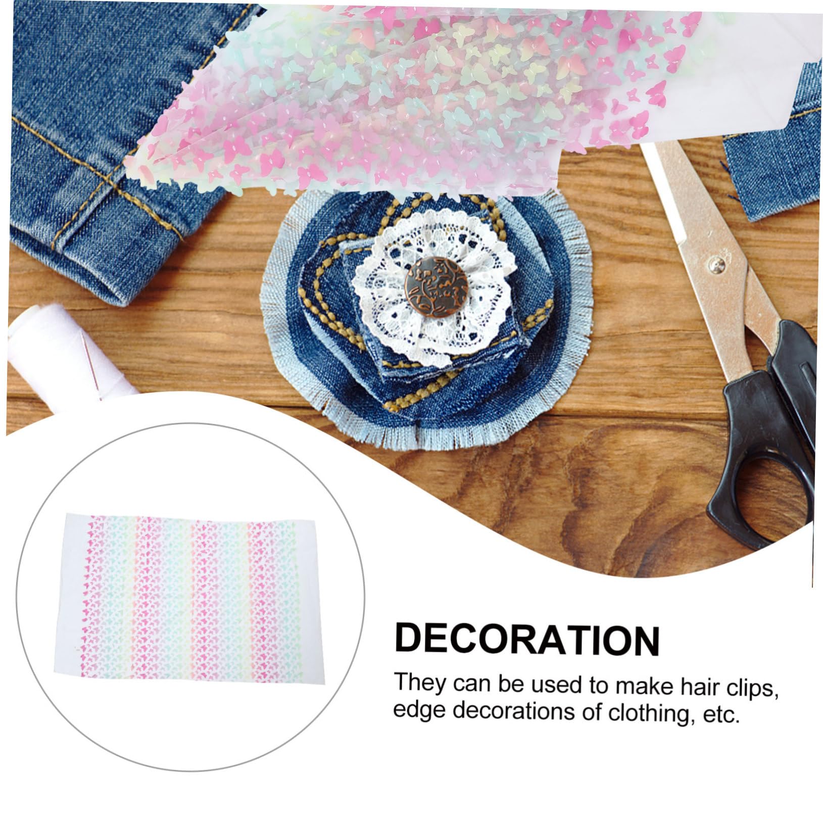 Operitacx 3piezas Cinta De Encaje De Para Manualidades Diy Decoración De Ropa y Accesorios Material De Malla Suave y Ligero