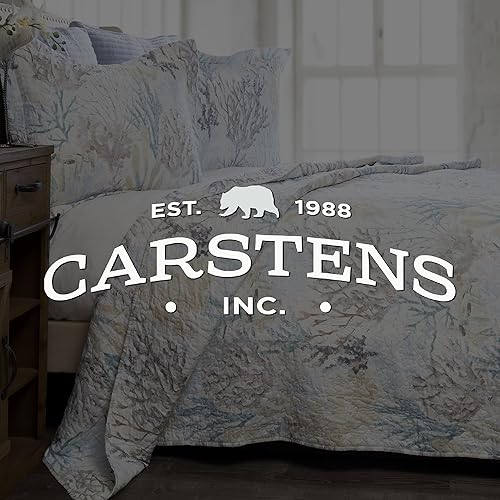 Miniatura 4 de CARSTENS, INC. Coastal Beach - Juego de ropa de cama de microfibra náutica de 2 piezas, diseño náutico, verano costero, tamaño individual