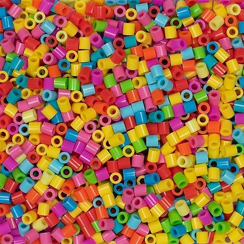 Miniatura 5 de Perler Bloques de patrones educativos con cuentas fusibles para niños, multicolor 2404 piezas