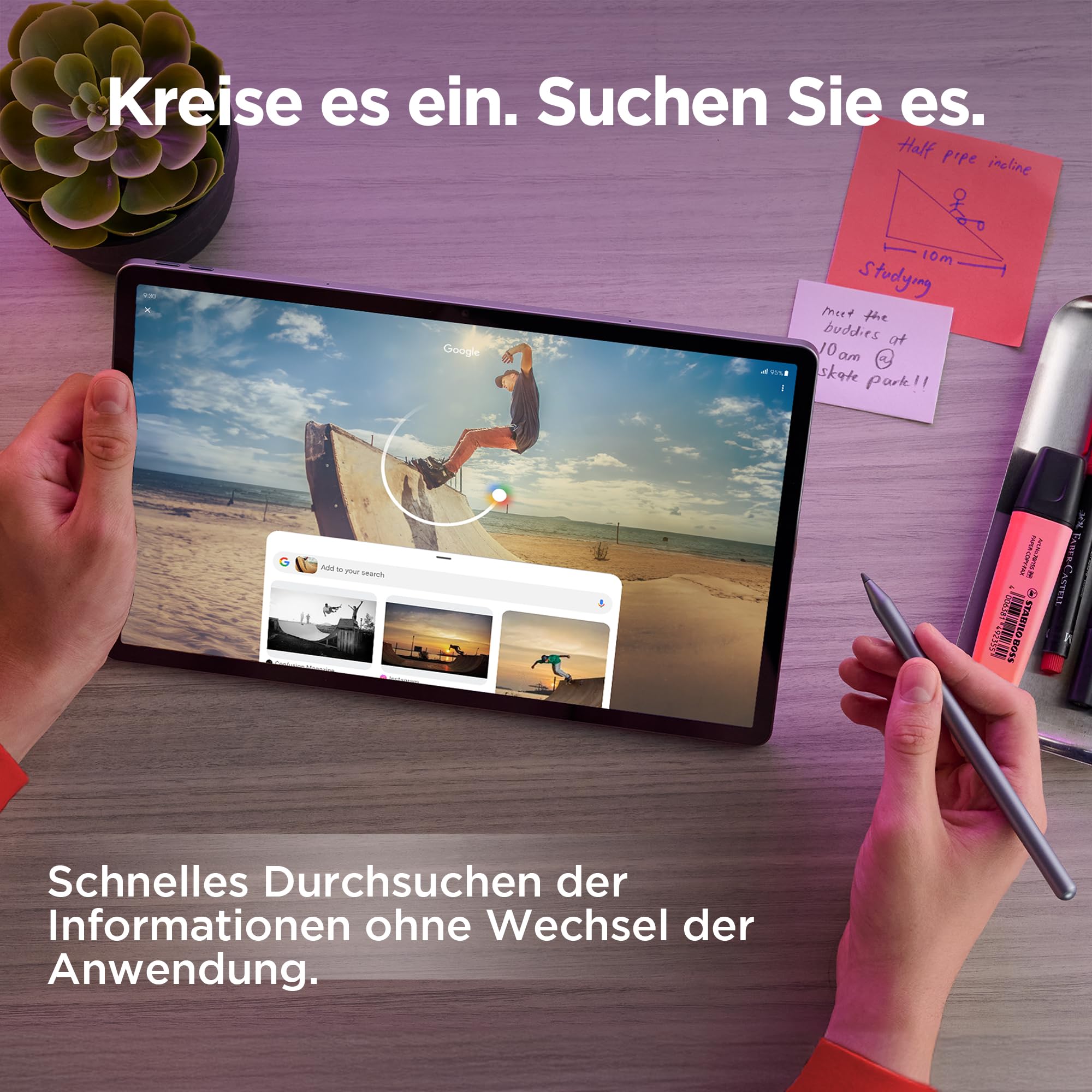 Lenovo Idea Tab Pro Tablette | Écran 3K 12,7" | MediaTek Dimensity 8300 | 8 Go de RAM | 256 Go eMMC | Android 14 | Gris Luna | avec Tab Pen Plus