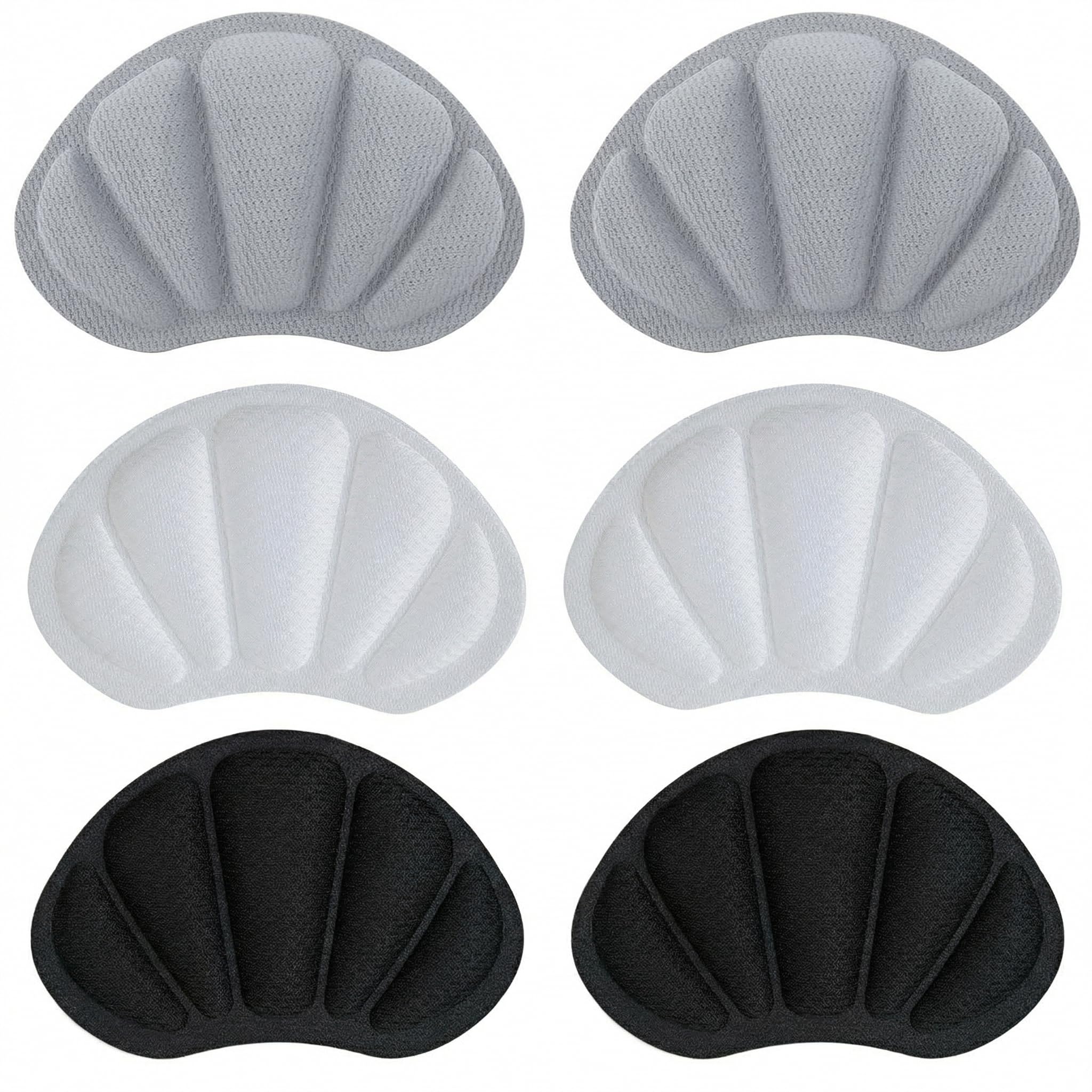 3 pares de almohadillas para talones, taloneras autoadhesivas para zapatos, protector de talón, plantillas antideslizantes contra rozaduras y ampollas