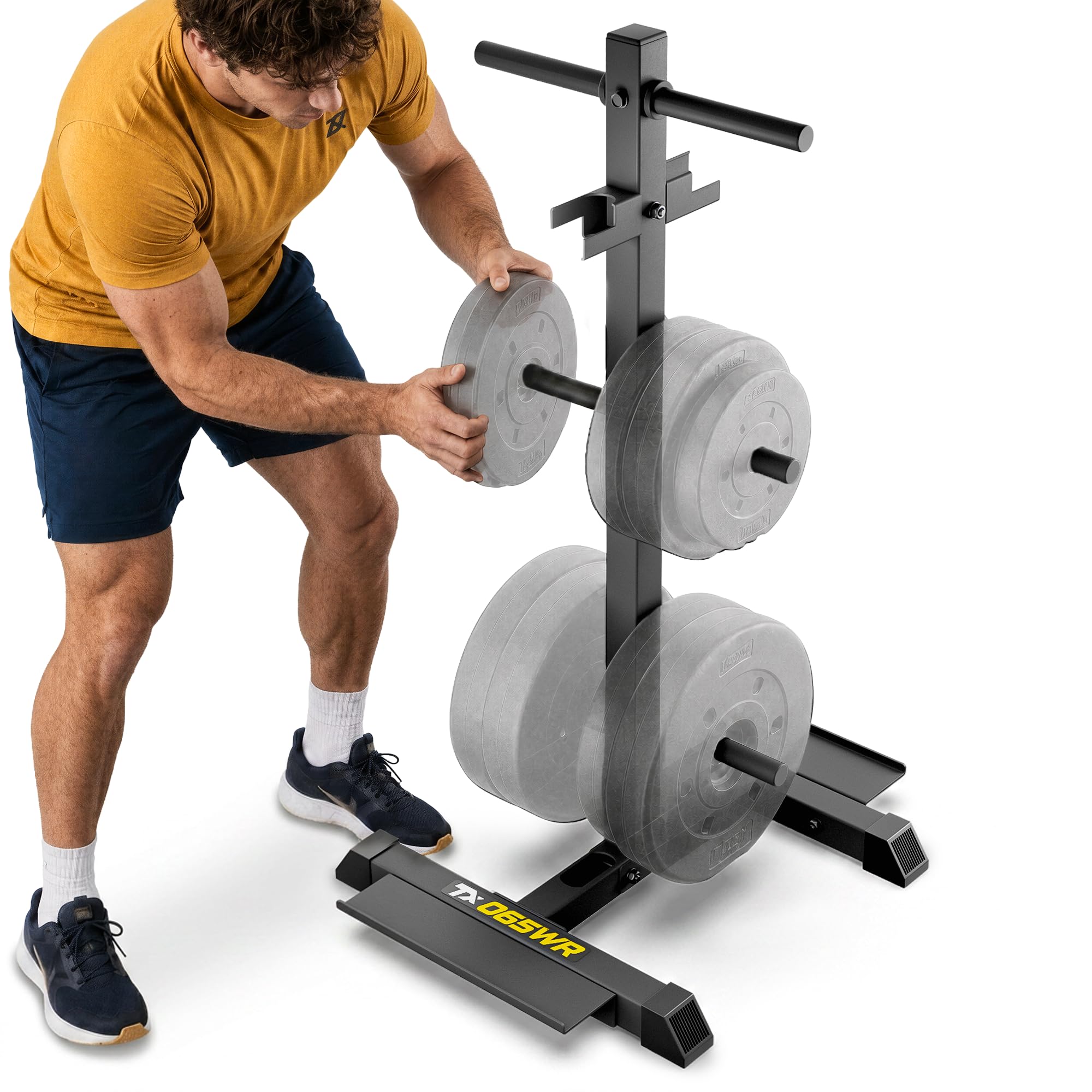 TREX SPORT Hantelscheibenständer Home Gym Hantelablage bis 360 kg TX-065WR