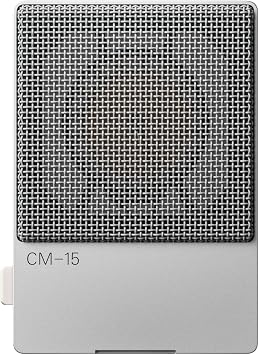 Teenage Engineering CM15 Portable Battery-Powered Condenser Microphone Audio Converter via USB-c, preamp, line Out, and Phantom Powered mini XLR