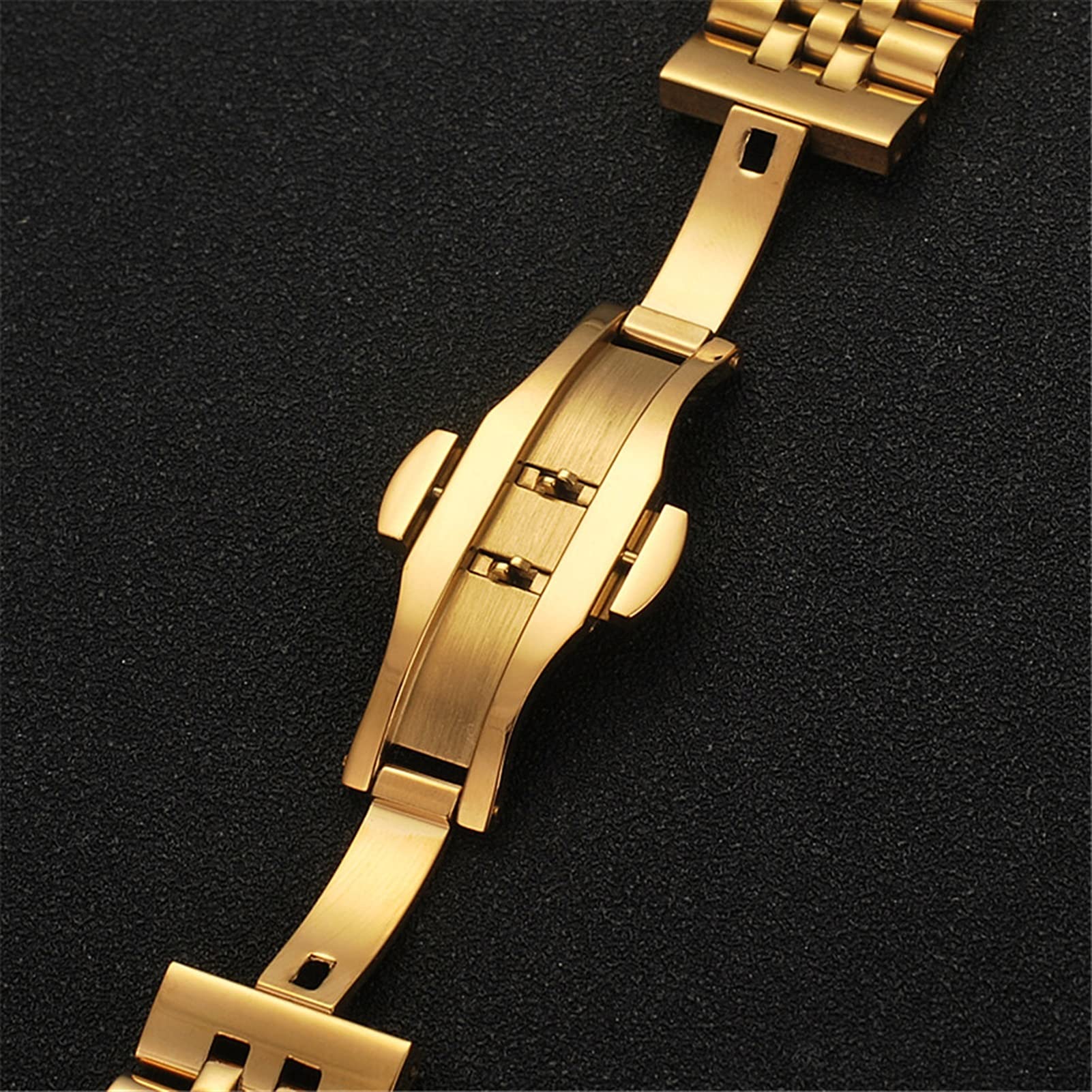 New Stainless Steel Strap 20/21/22mm Butterfly Buckle Universal - Foto 6