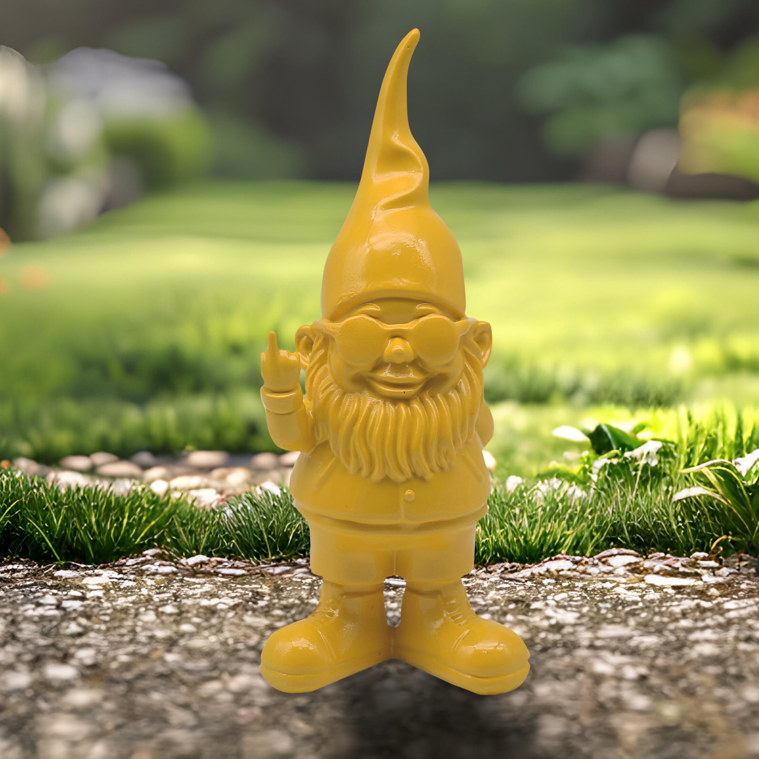 Lesser & Pavey Gnomes Home Decor Figurines & Ornaments For Home & Office | Decorative Home Accessories Statues For Indoor & Outdoor | Lovely Gifts for Women & Men Peace Hands Pink 20 Cm — view 35