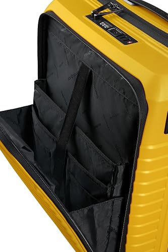 Samsonite Intuo - Hard Case Carry on Luggage 55 x 40 x 23/26 cm - Expandable Cabin Trolley with Front Pocket, for EasyJet & Most Airlines, 42/48 L, Yellow (Citrus) - 5
