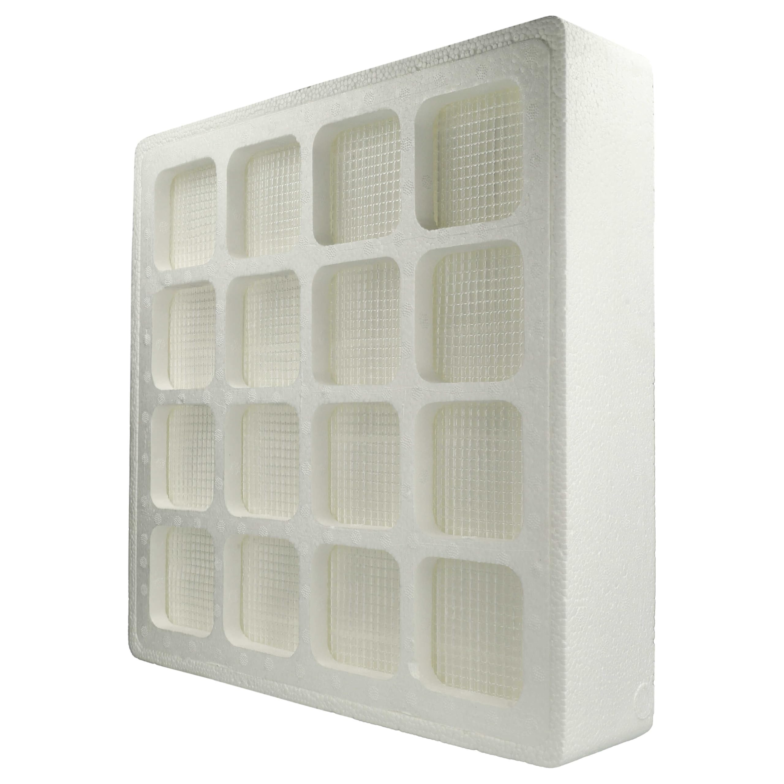 vhbw prefiltro sostituisce IQAir 102101000, Premax F8 S per depuratore d'aria - tessuto non tessuto/plastica, classe filtrante F8 bianco