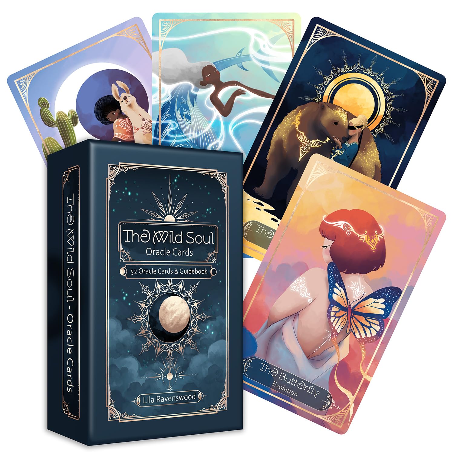 Amazon.co.jp: Inner Whispers ガイドブック付き動物オラクルカード52