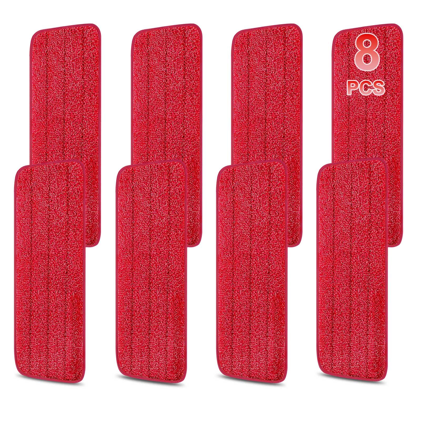 Sponsored Ad - 8 Pack 16.5 inch Reusable Mop Pads Microfiber Spray Mop Replacement Heads for Wet/Dry Mops Compatible with Bona Floor Care System